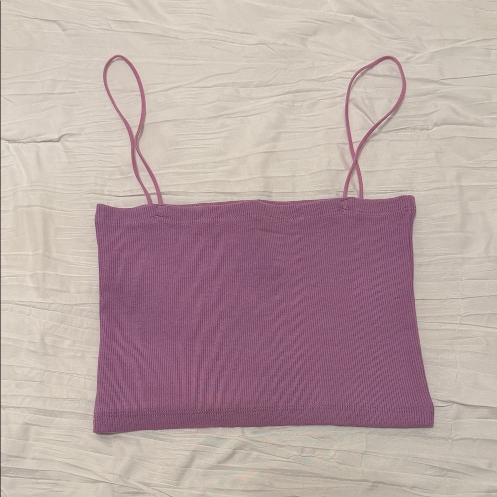 Women's Purple Spaghetti Strap Tube Top
